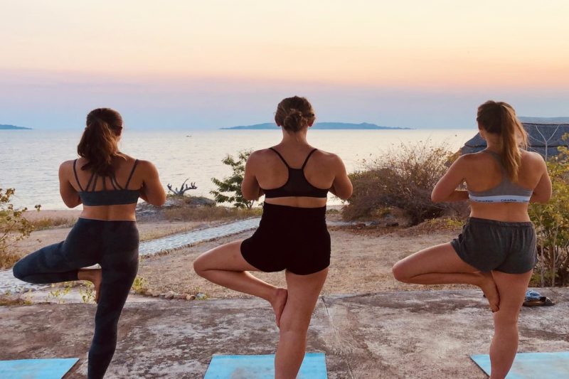 Yoga at Lakeshore Lodge with World Adventure Tours